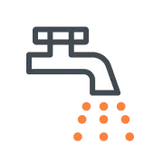 Water bill payment icon